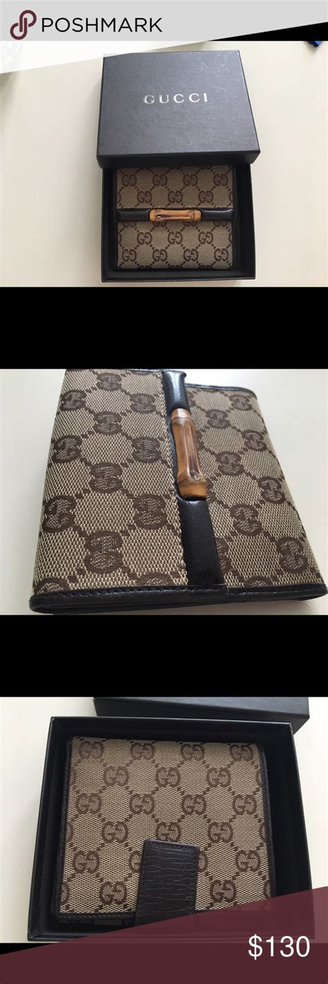 gucci wallet with bamboo|authentic gucci wallet.